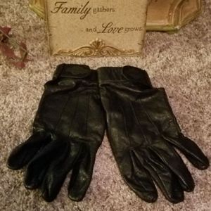 Men's Harley Davidson leather riding gloves